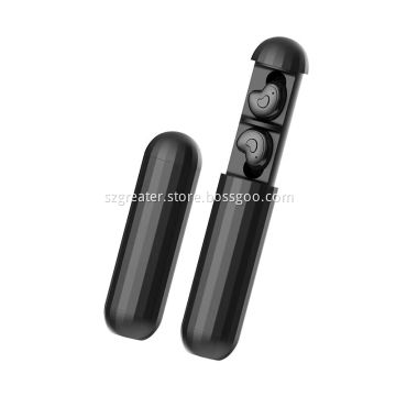 multi-functional mobile earphone black bluetooth earbuds